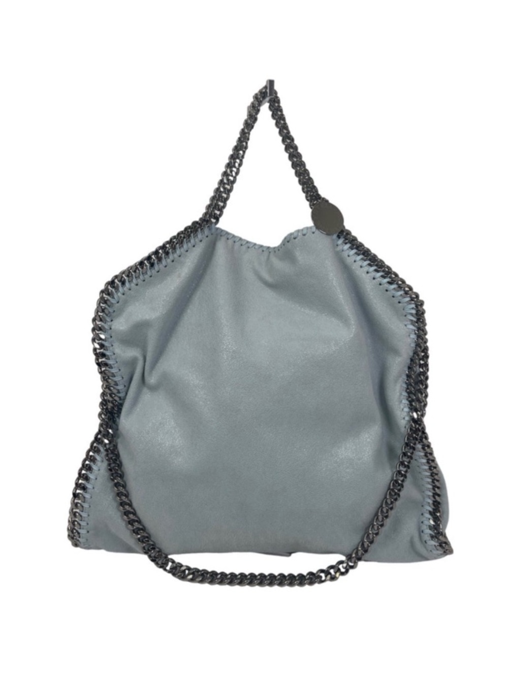 Stella McCartney Falabella Chain-Trim Tote Bag in Light Gray